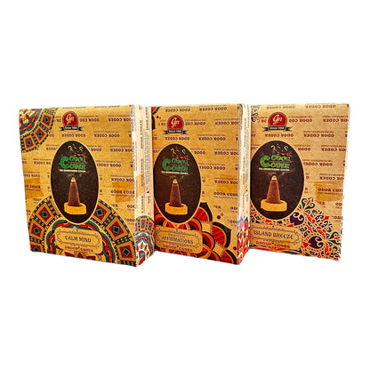 INCENSE CONES (DISPLAY OF 12 PACKS)